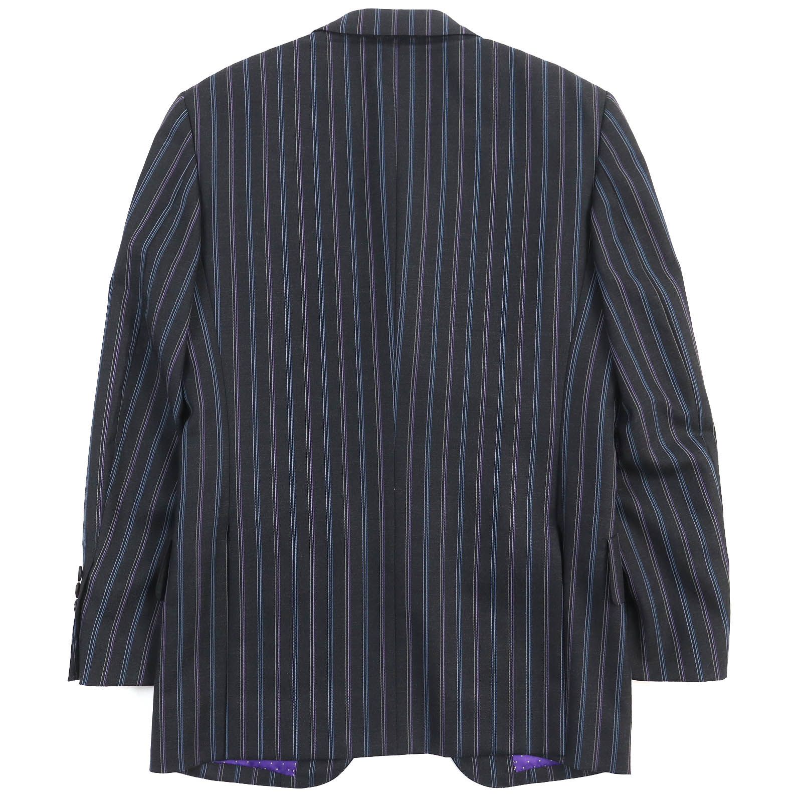 美品△Paul Smith ポールスミス ウール キュプラ マルチカラー 