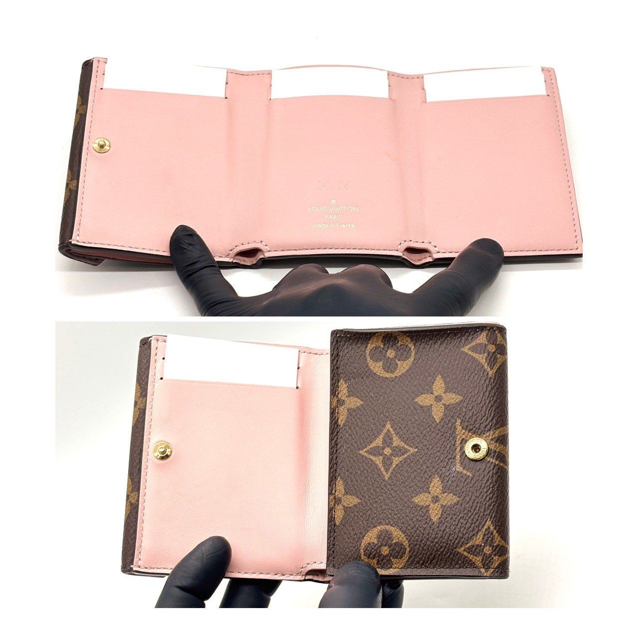 美品】ルイ・ヴィトン長財布ポルトフォイユエミリ ーローズ
