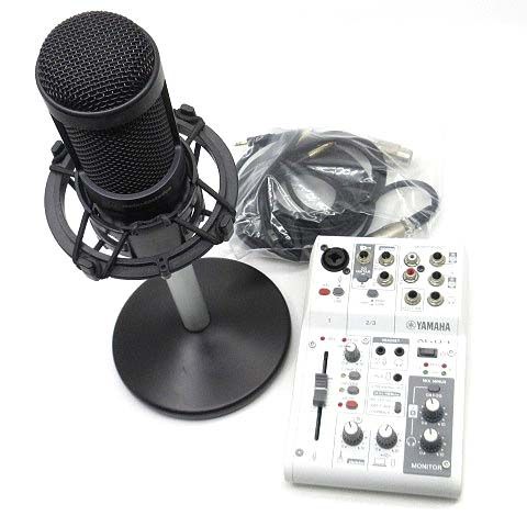 ヤマハ YAMAHA AG03 ウェブ キャスティング ミキサー オーディオテクニカ AT2035 コンデンサーマイク 配信用セット