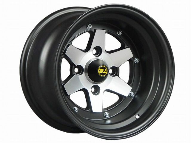 [コーリン]旧車 復刻版 ロンシャン XR4/LONGCHAMP XR-4ホイール 14インチ［-25_1490_114.3-4H_ブラックリムオールマット］(2本セット)