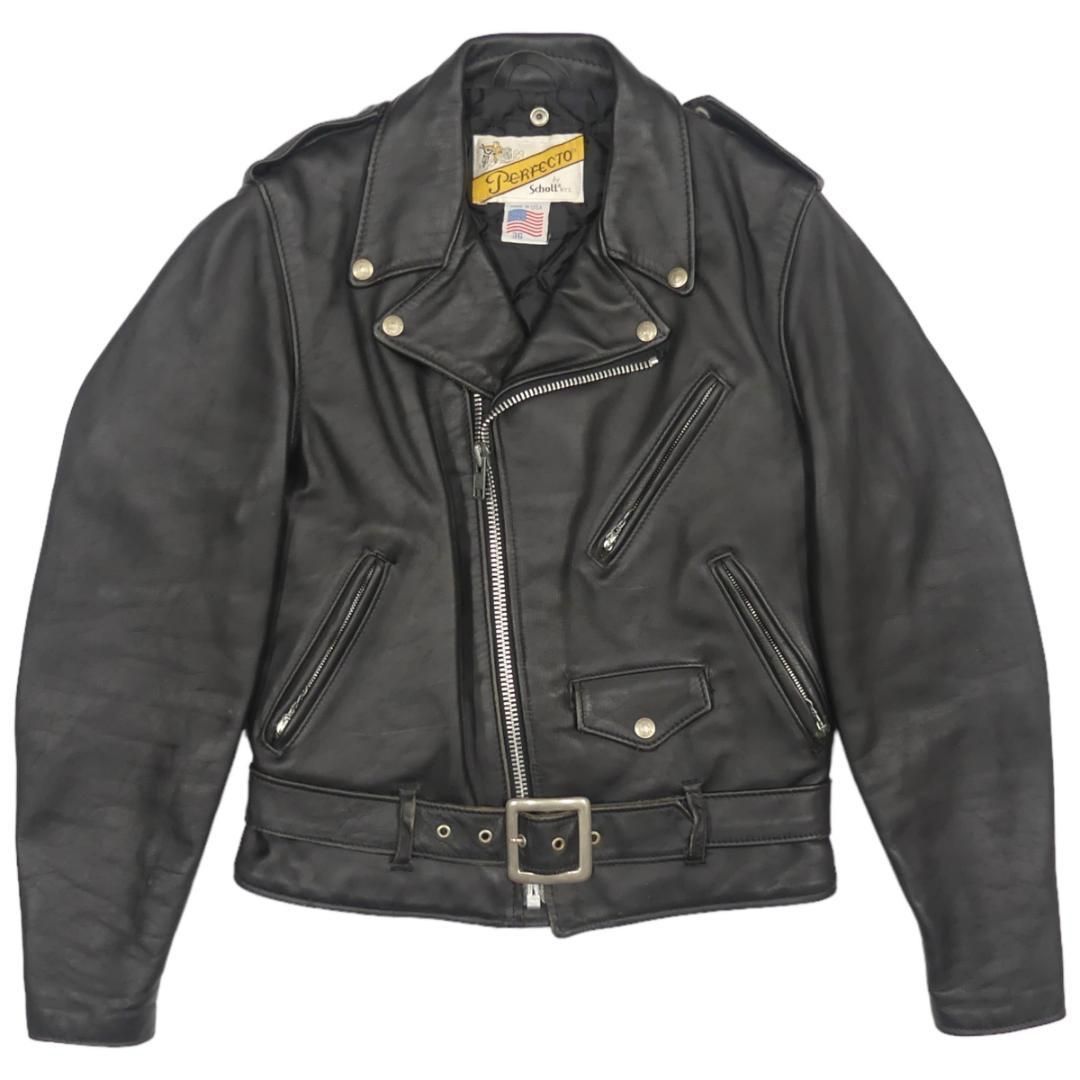Schott ショット ライダースジャケット ダブル 36 USA製HH9496 - メルカリ