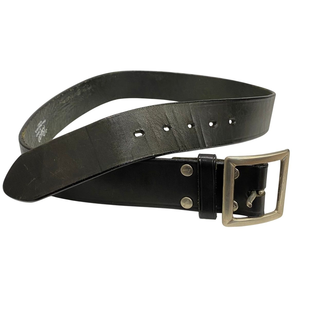 Buco レザー ベルト 黒 32 BELT | 艶黒馬革極上品BUCO ブコ The Real BUCO 高級馬革