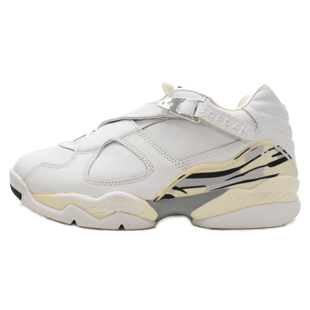 2003 Nike Air Jordan 8 VIII Low White Metallic Silver 306157
