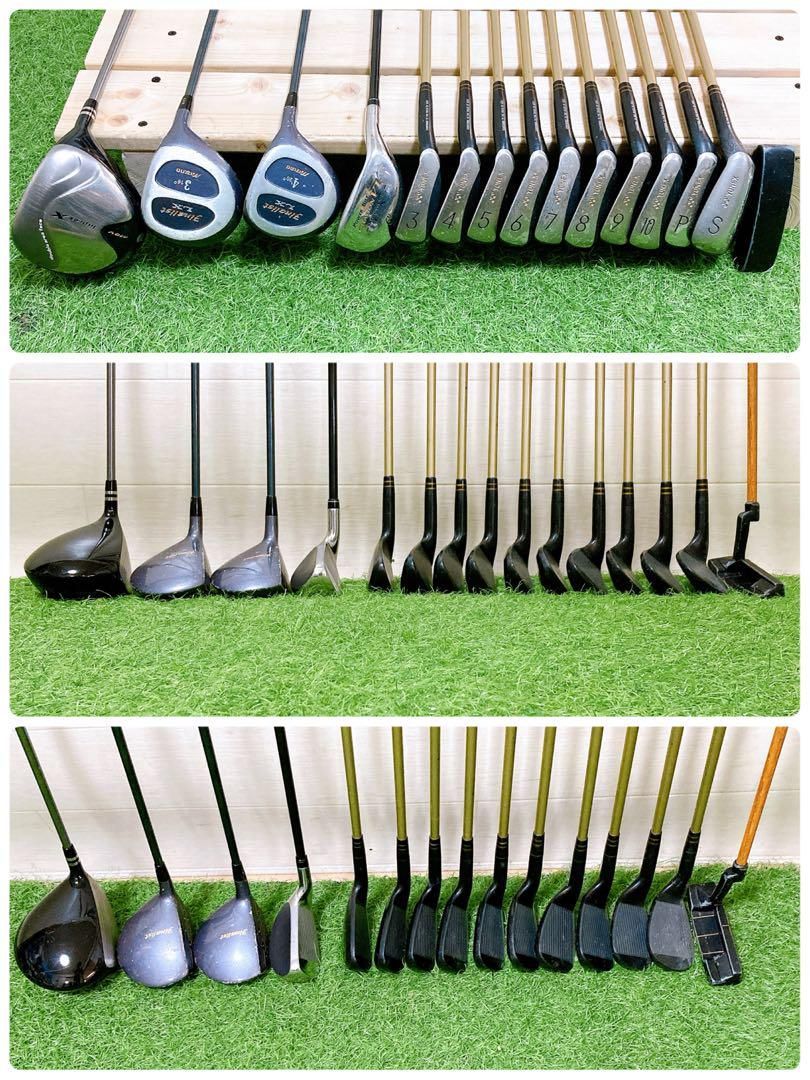 4.初心者オススメ　ゴルフクラブ　メンズセット　キャディーバッグ付き　15本 ゴルフ セット バッグ クラブ スリクソン ZX メンズ ゴルフセット 11本