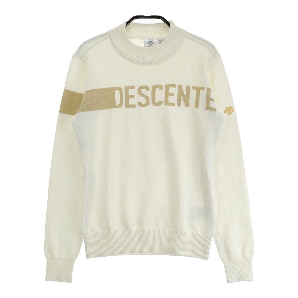 サイズ：S DESCENTE GOLF デサントゴルフ ニットセーター ロゴ