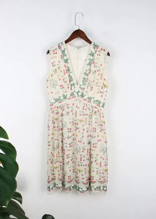 ANNA SUI シルク ドレス
