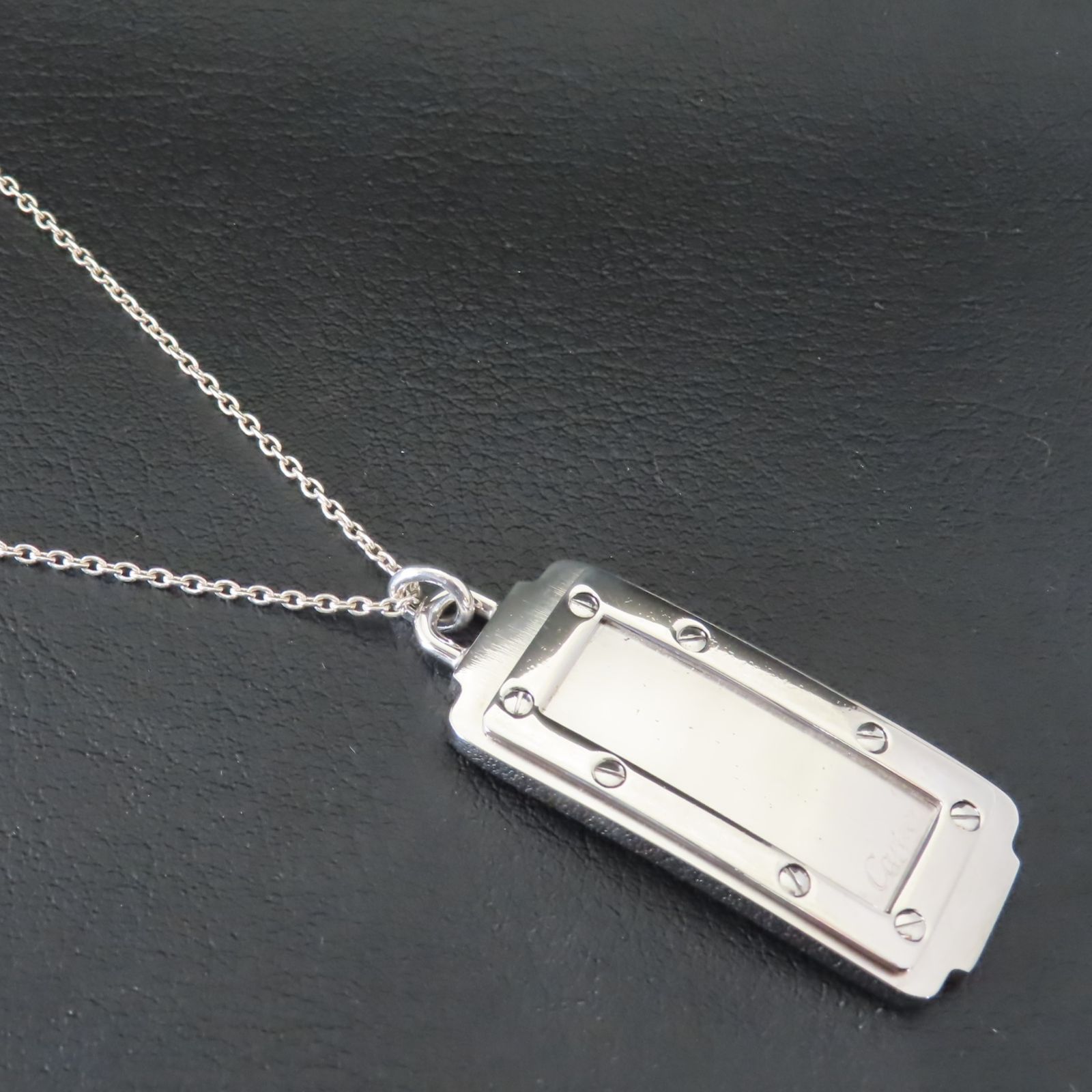 cartier カルティエ　ペンダント925チェーン付き　アクセサリー 中古・古着通販】Cartier (カルティエ) チェーンネックレス