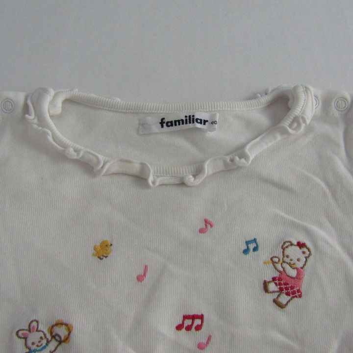 ファミリア　familiar  リアちゃん　いちご　トレーナー　トップス　ベビー ファミリア familiar リアちゃん いちご トレーナー トップス