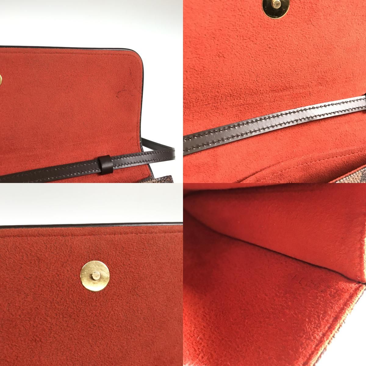 ルイ・ヴィトン LOUIS VUITTON ダミエ ポシェットツインGM N51851 