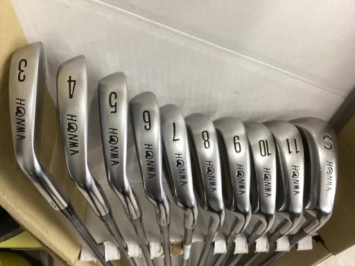 中古】 本間ゴルフ LB-606 黒七宝 10S アイアンセット IR 2S NEW