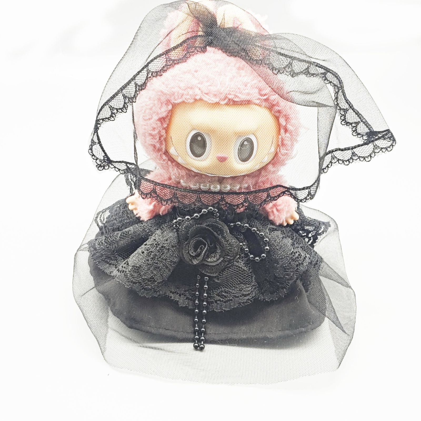 ウェディングラブブ仕様♡ LABUBU ぬいぐるみ 新郎新婦 カスタムドール ラブブ labubu ウェディングセット♡ ハイクオリティ衣装 - メルカリ
