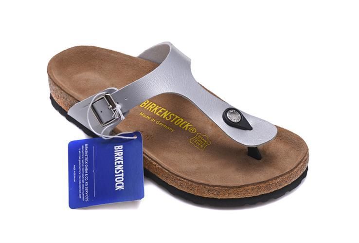 新品未使用 BIRKENSTOCK ビルケンシュトック  GIZEH/ギゼ サンダルメンズ 男女兼用レギュラー幅 トングサンダル シルバー