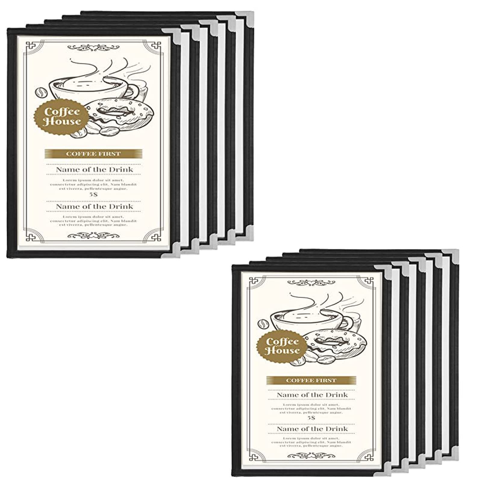 Ailenlan a4 メニューブック メニュー表セット a4 4ページ