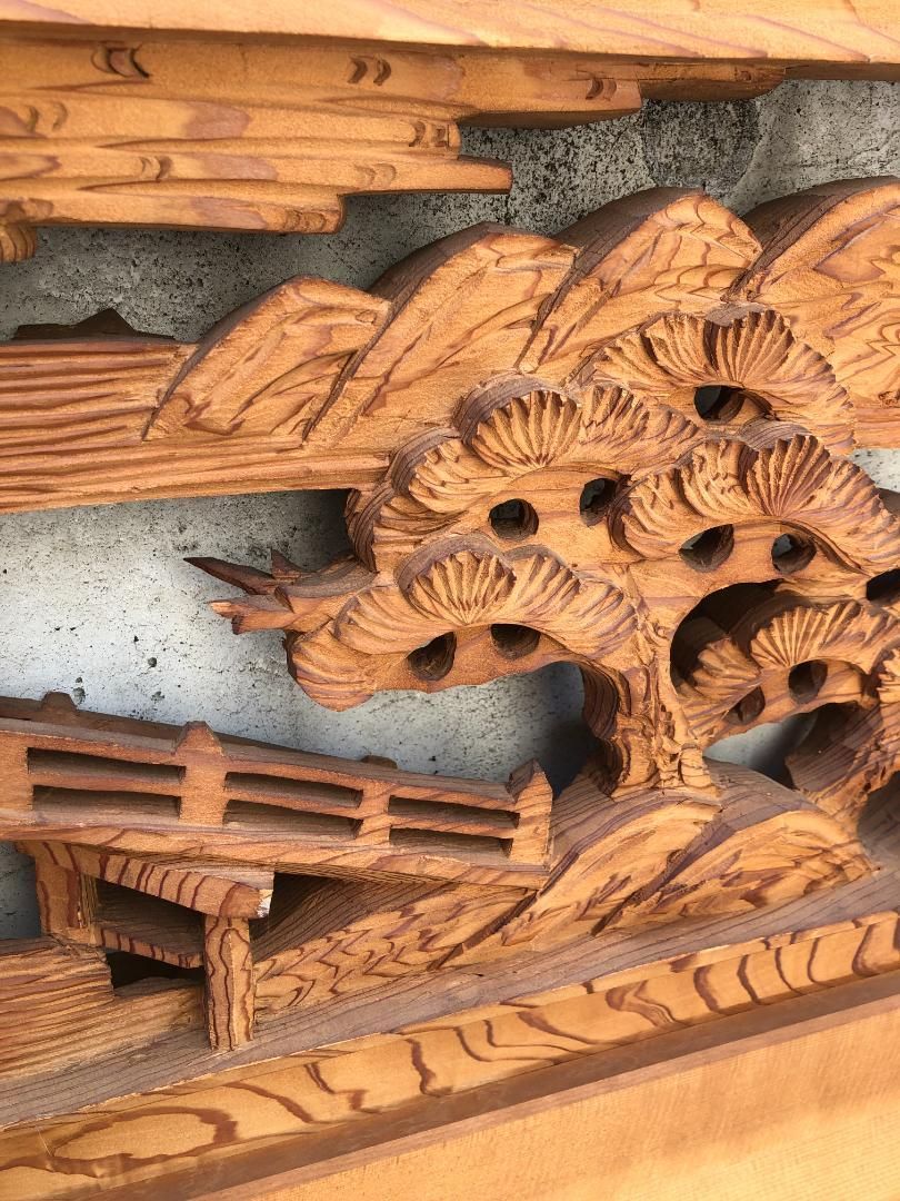 引取 欄間2枚セット 170×38ｃｍ 厚みがあります 914 NEXPOTALLINN_EU