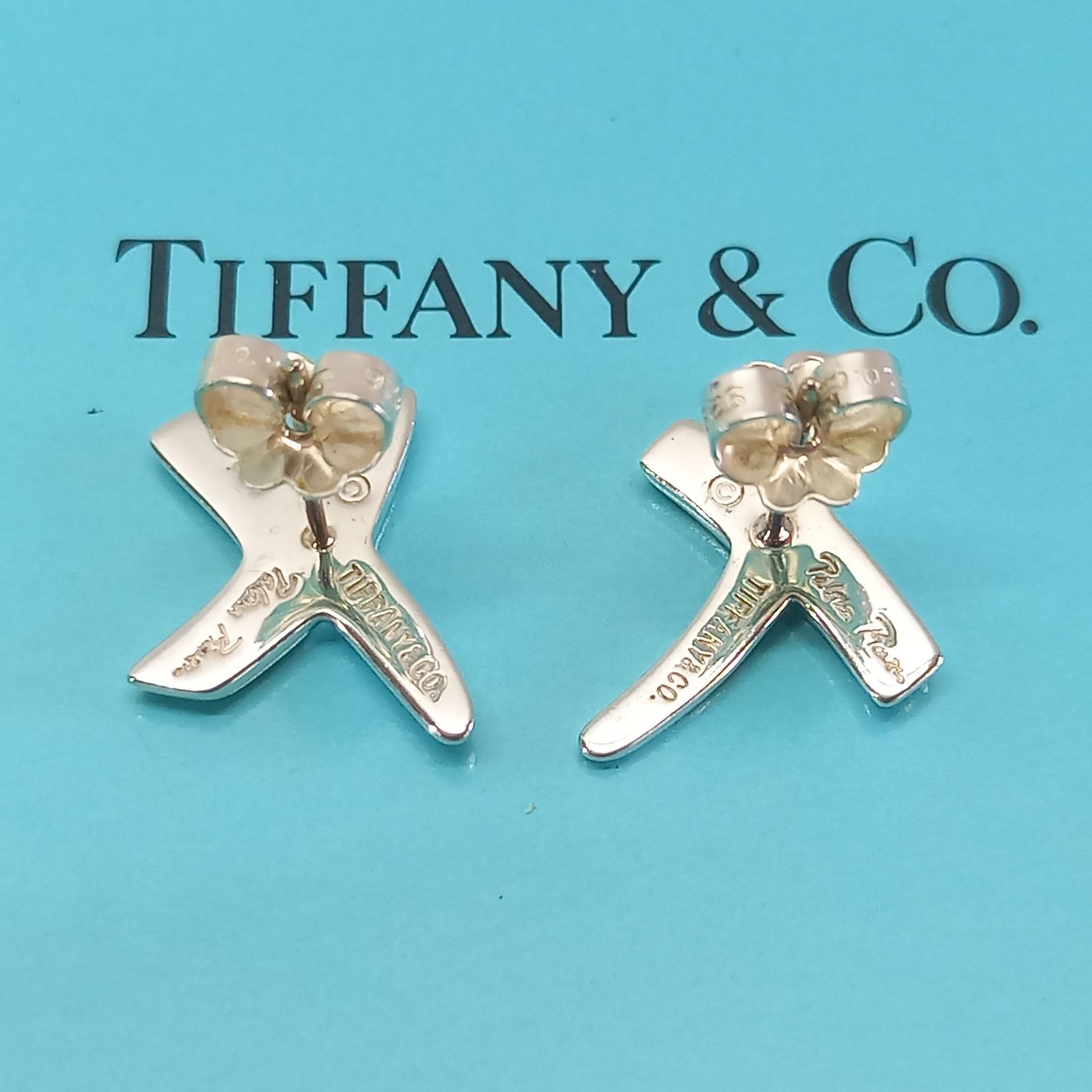 パロマピカソ キス X スタッド ピアス 925シルバー TIFFANY &Co