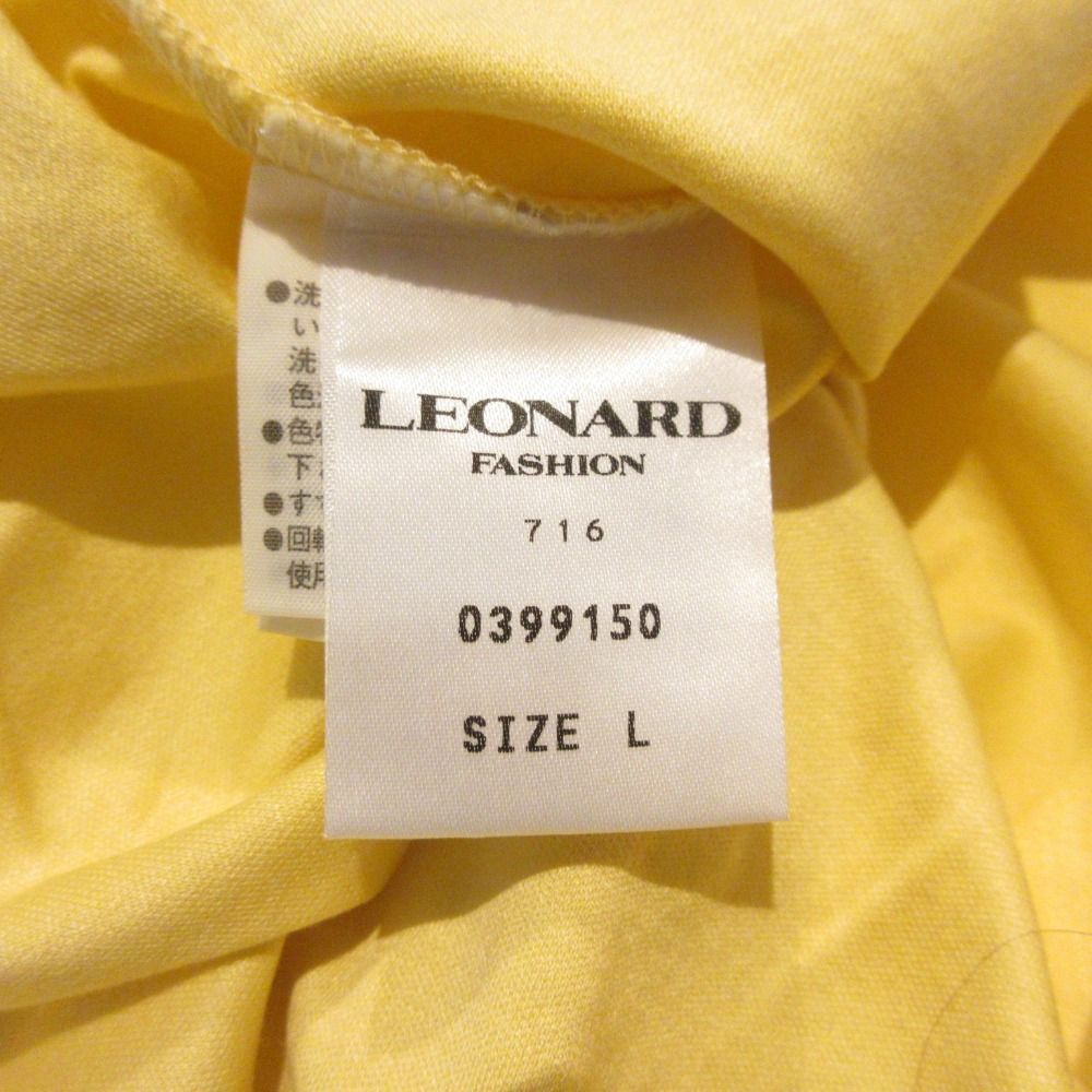 LEONARD レオナール レディース Tシャツ 長袖Tシャツ サイズLL
