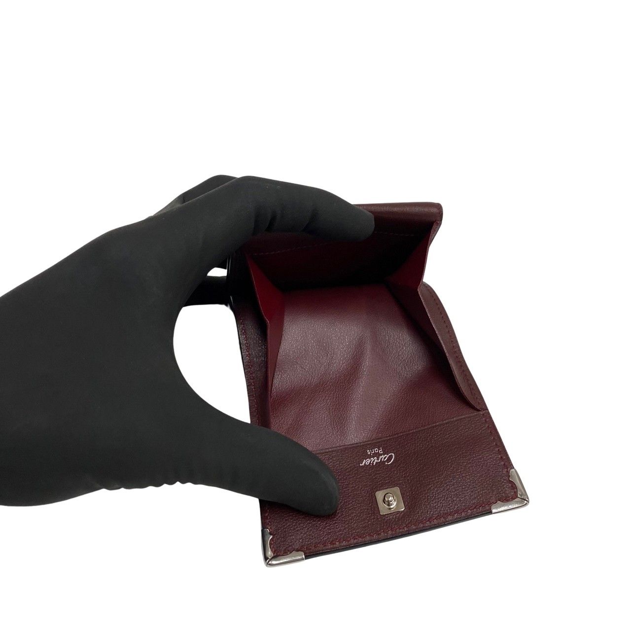 未使用保管品 CARTIER カルティエ マストライン ロゴ 刻印 レザー 本革 