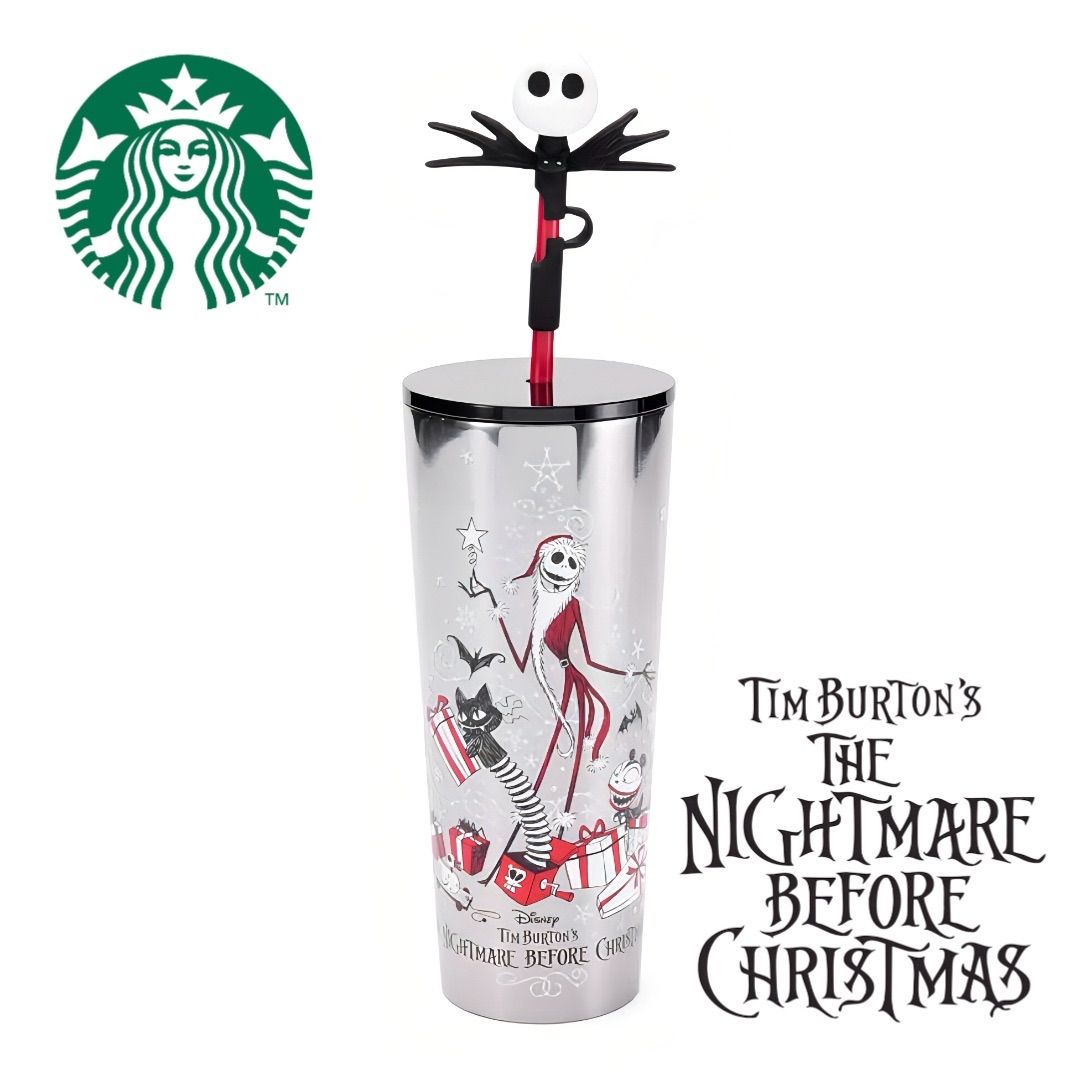 日本未発売 ナイトメアビフォアクリスマス スターバックス コラボ ステンレス タンブラー Disney The Nightmare Before Christmas Starbucks® Stainless Steel Travel Tumbler