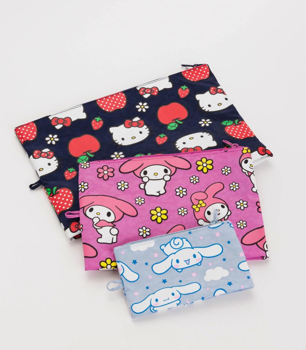 BAGGU サンリオコラボ　ゴーポーチ　セット BAGGU × Sanrio Goポーチセット (BAGGU/トラベルポーチ