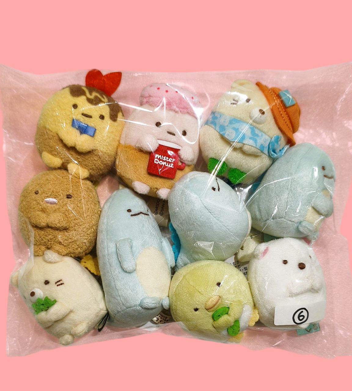 ⑤⑥⑦⑧すみっコぐらし てのりぬいぐるみ まとめ売り 10体