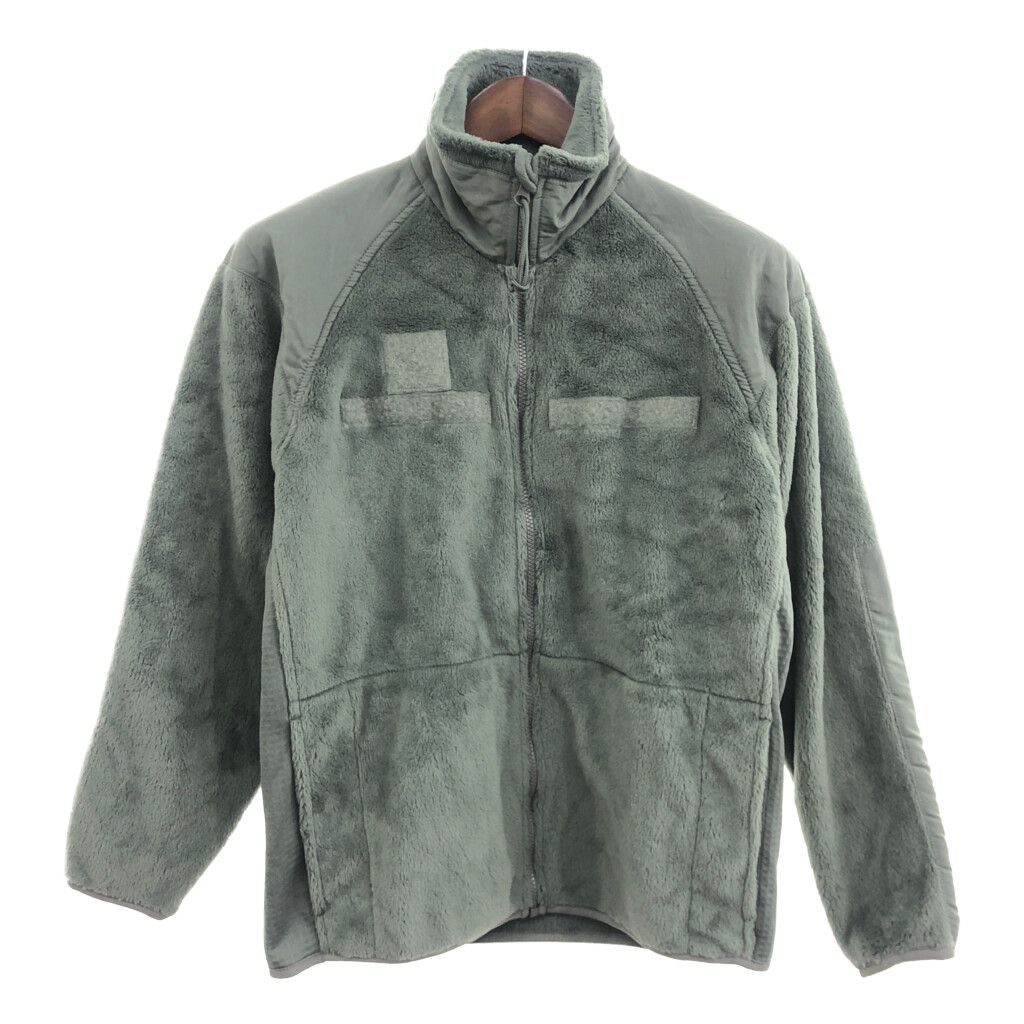 USA製 PECKHAM ECWCS GEN3 POLARTEC ポーラテック フリースジャケット 防寒 ミリタリー セージグリーン (メンズ S-SHORT) 中古 古着 p5794