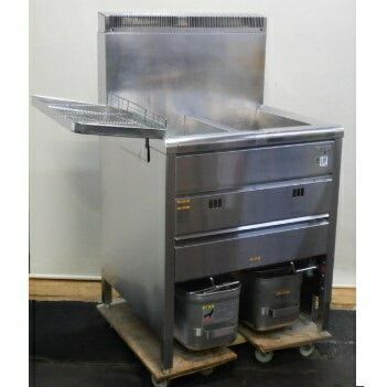 中古】(代引不可)2020年製 タニコー TGFL-67CW LPガス 2槽 フライヤー 