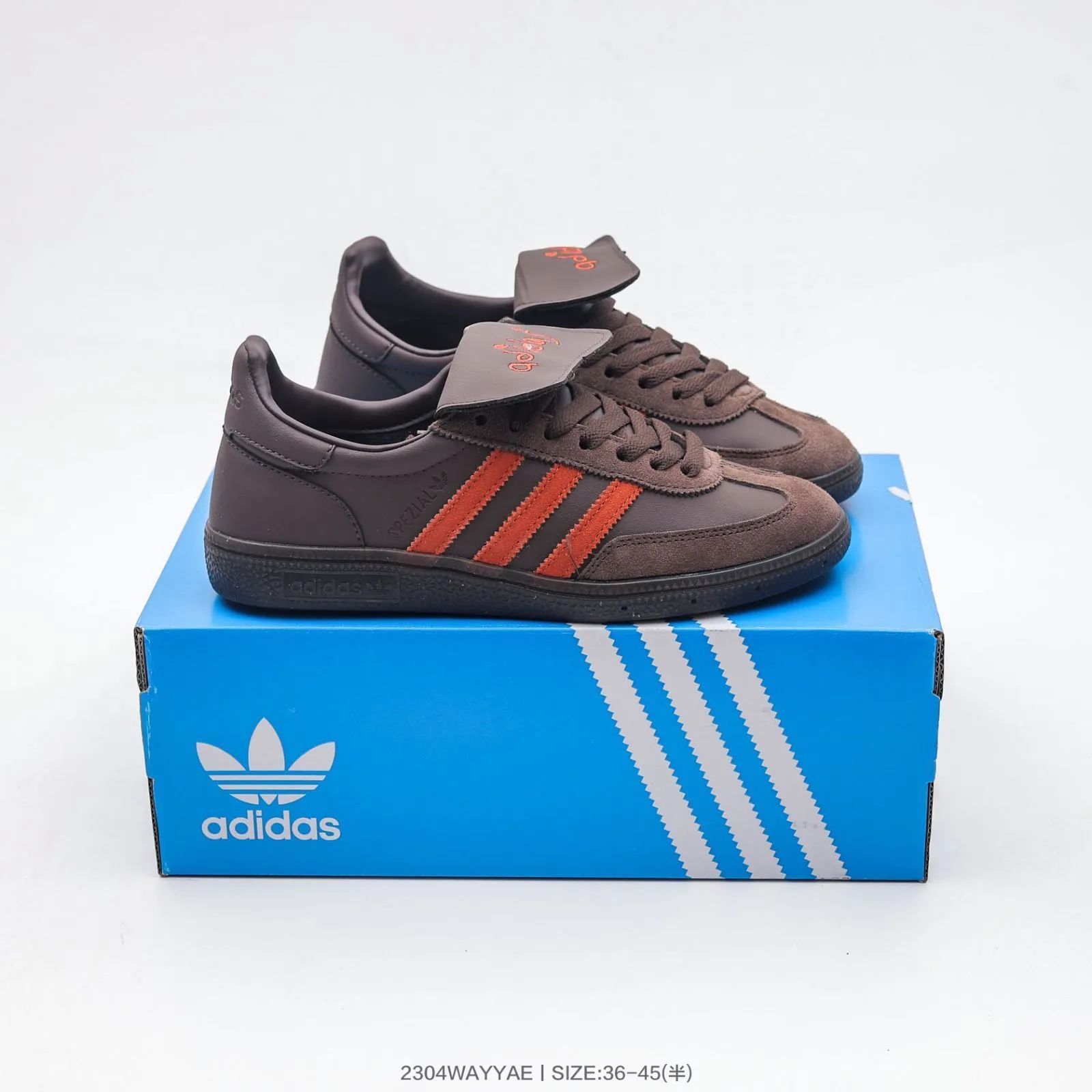 新品未使用 HANDBALL SPEZIAL SHUKYU BROWN カップルシューズ