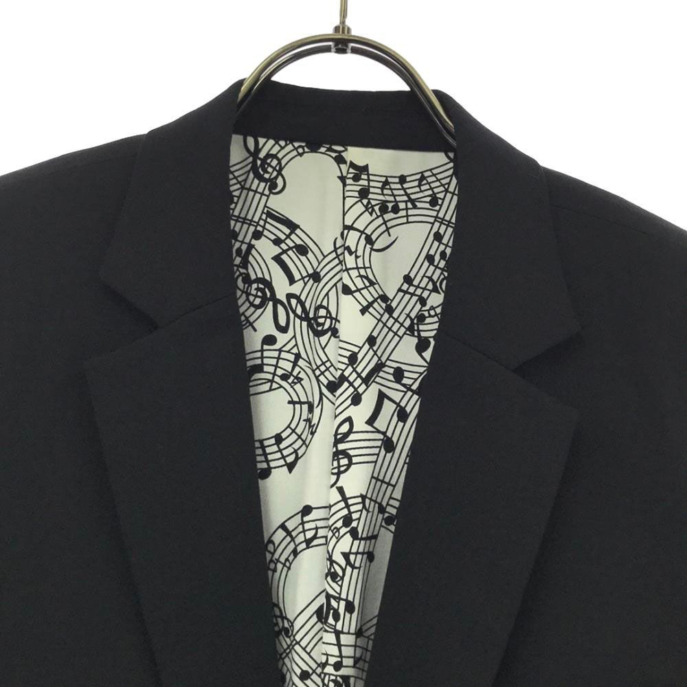 ナンバーナイン 日本製 ウール テーラードジャケット 2 ブラック