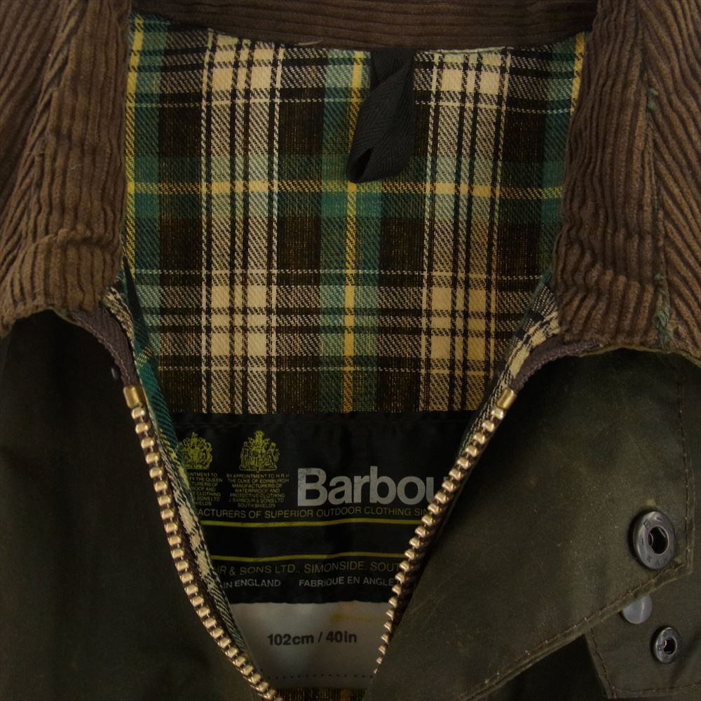 Barbour バブアー ジャケット ヴィンテージ 80s 2ワラント YKK棒