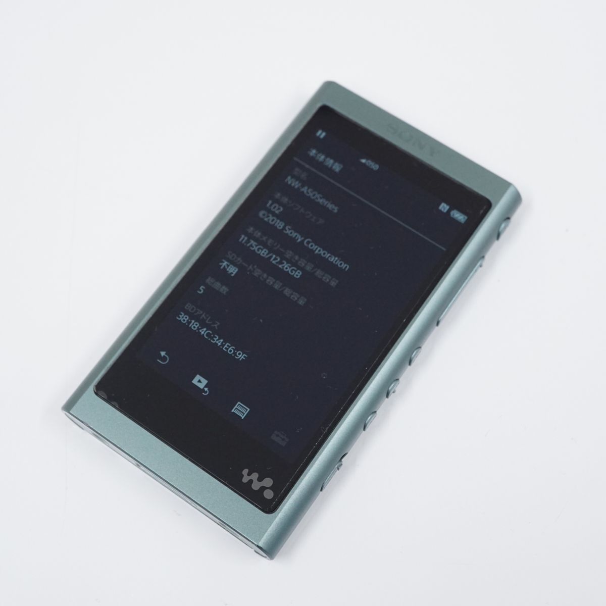 SONY ウォークマン NW-A55 16GB USED美品 本体のみ ハイレゾ