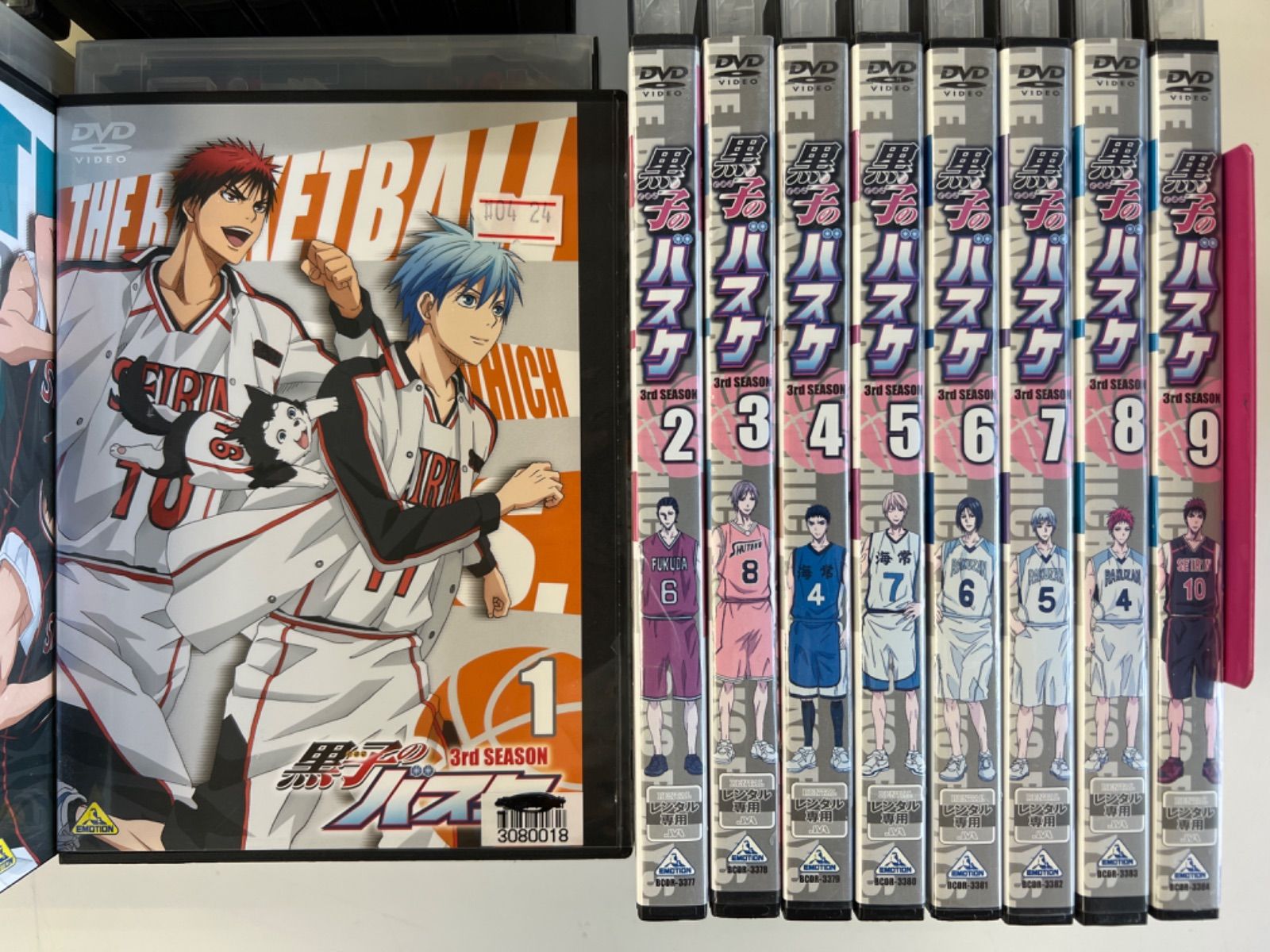 黒子のバスケ 1期〜3期 アニメ DVD セット A-31 - メルカリ