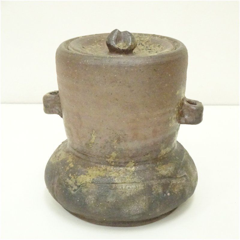 古備前 水指 合箱 備前焼 水差 茶道具 茶器 食器 容器 抹茶 工芸