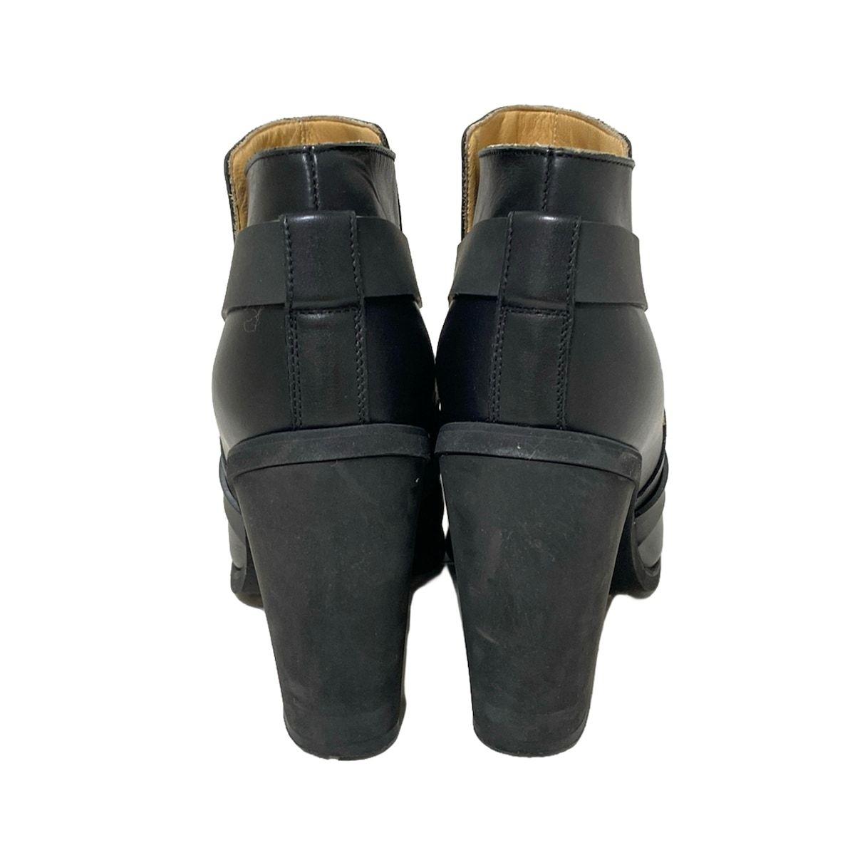 MM6 エムエムシックス ショートブーツ 40 - 黒 レザー KIN-KAAI_COM