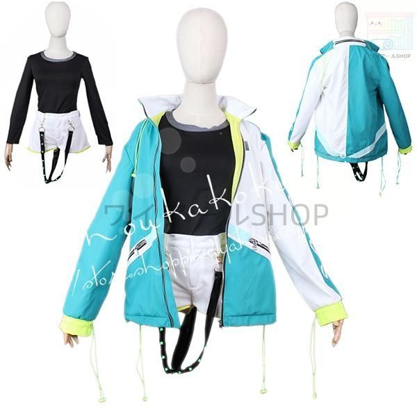 プロジェクトセカイ カラフルステージ 風 白石 杏 しらいし あん コスプレ衣装 ウィッグcos靴 cosplay コスチューム ハロウィン 演出服