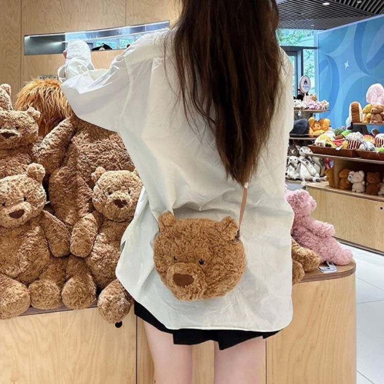 ぬいぐるみバッグ ポシェット 鞄 可愛い 斜めがけ ショルダー