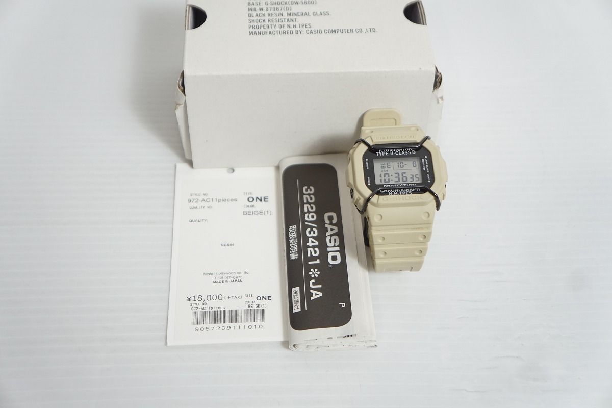 CASIO カシオ × N.HOOLYWOOD エヌハリウッド 972-AC11 G-SHOCK Gショック 腕時計 ウォッチ デジタル ベージュ 1004P 2