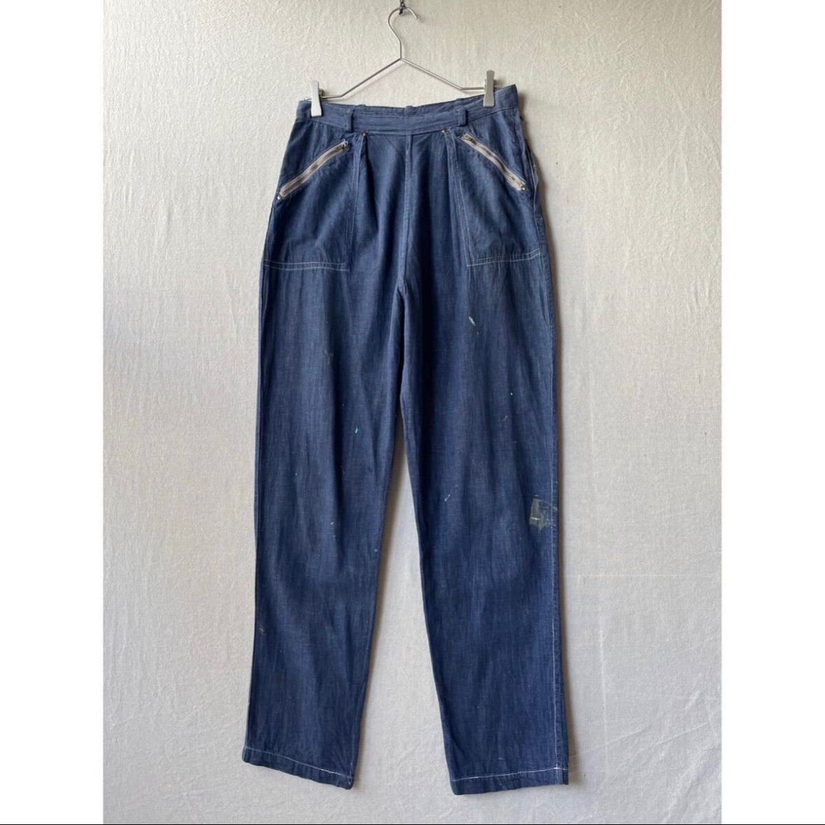 Vintage 40s デニムランチパンツ