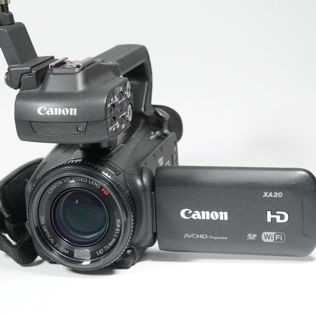 Canon キャノン XA20 ハンドルユニット付き 業務用ビデオカメラ |2187