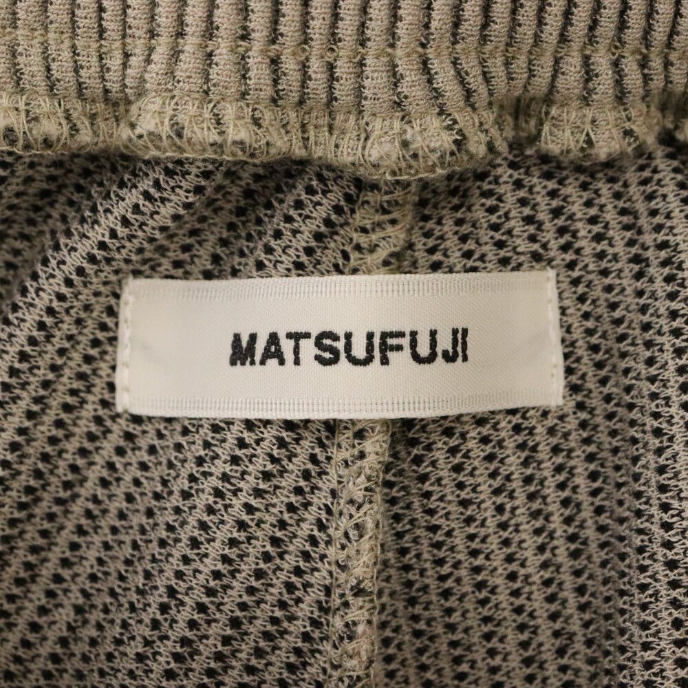 22ss MATSUFUJI リップル ストライプ ワイド パンツ サイズ 3
