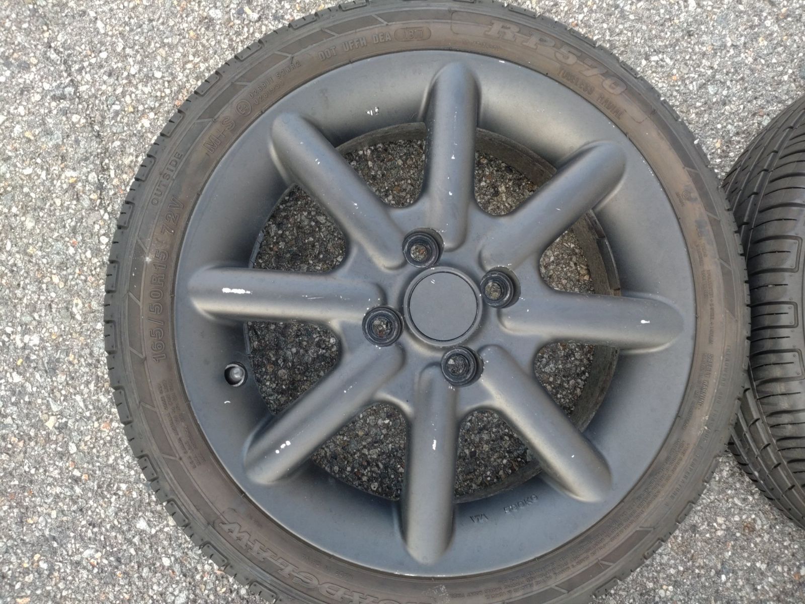 ENKEI製 日産 NISSAN 純正 オーテック キューブ 15インチ 5.5J 50 100-4H ＆ROADCLAW PP570 165 50R15 4本セット