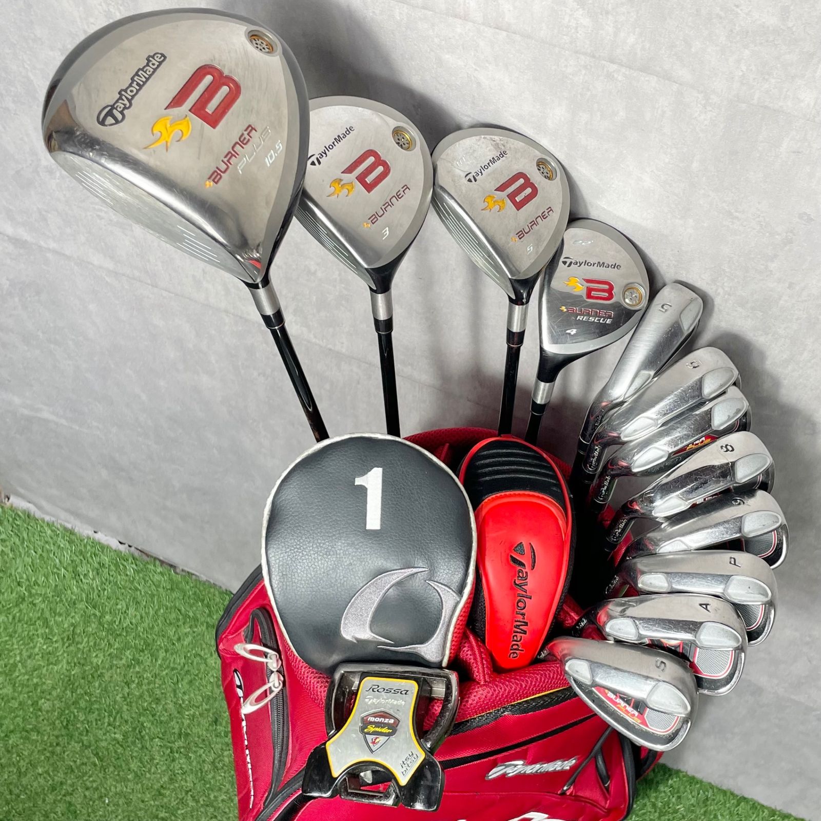 左利き レフティ　テーラーメイド　バーナー　ゴルフ クラブセット メンズ 初心者 貴重レフティ】TaylorMade BURNER ゴルフクラブセット 豪華13本