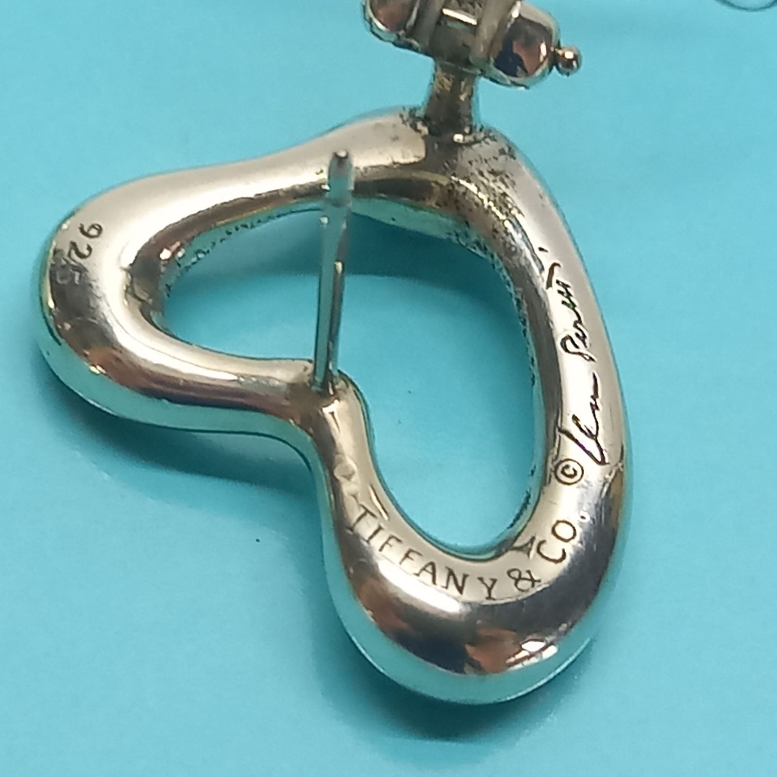 オープンハート スタッド ピアス 925シルバー TIFFANY &Co
