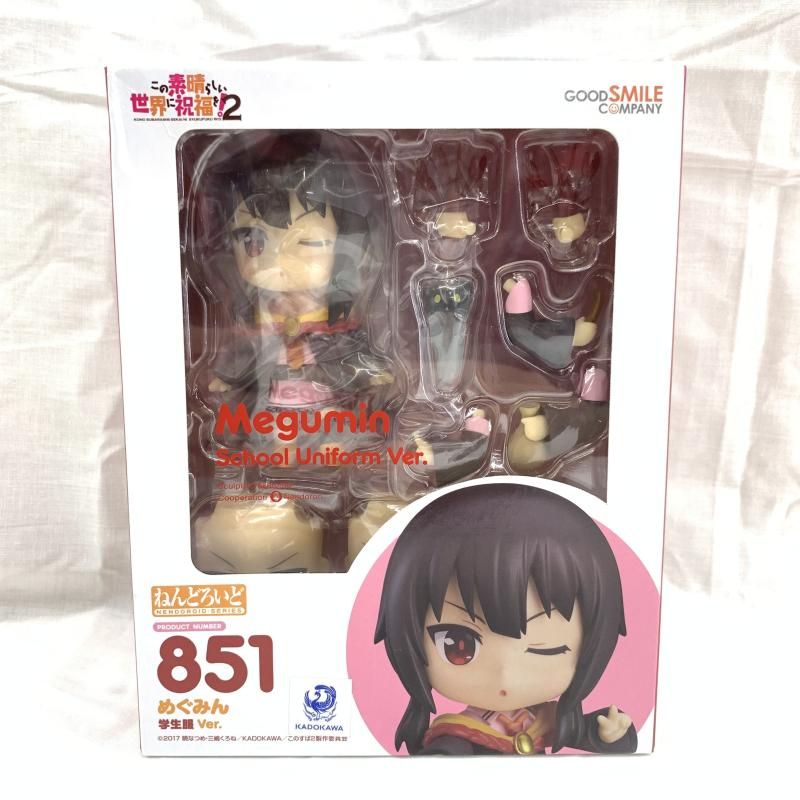 【未開封】ねんどろいど めぐみん 学生服Ver. グッドスマイルカンパニー 中古】開封・箱ｲﾀﾐ・焼け有)ねんどろいど めぐみん 学生服Ver