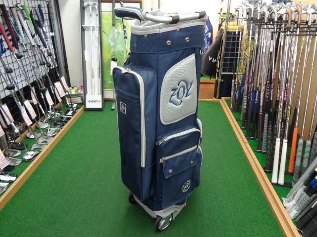 良品 ZOY ゾーイ キャスター付き 2輪 キャディバッグ 軽量 6個口