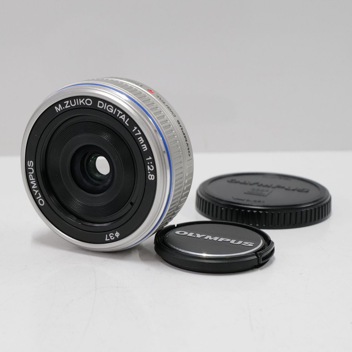 OLYMPUS 交換レンズ M.ZUIKO DIGITAL 17mm F2.8 USED超美品 広角 マイクロフォーサーズ 単焦点 パンケーキ カメラ 完動品 中古 CE4044