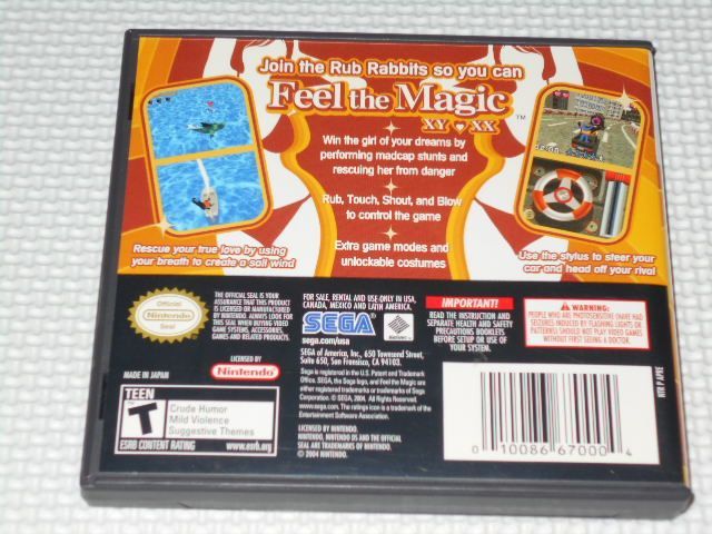 DS☆Feel the Magic XY XX 海外版 北米版☆箱付・説明書付