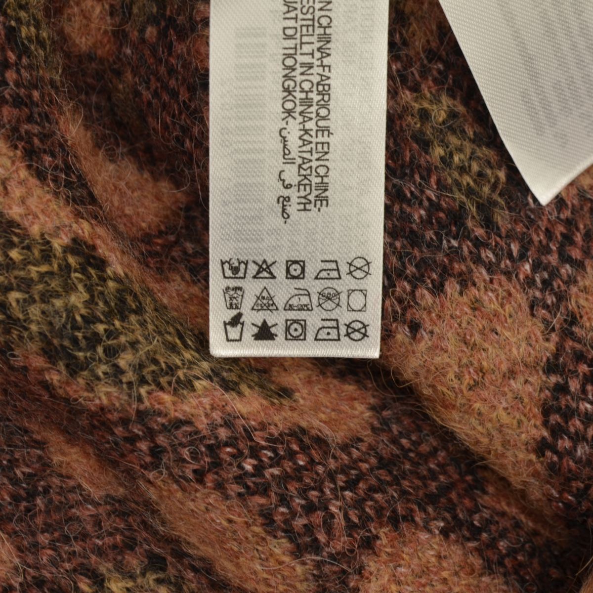 Text アルパカ　ウールジャケット　レオパード Theory｜ウールレオパードロングジャケット