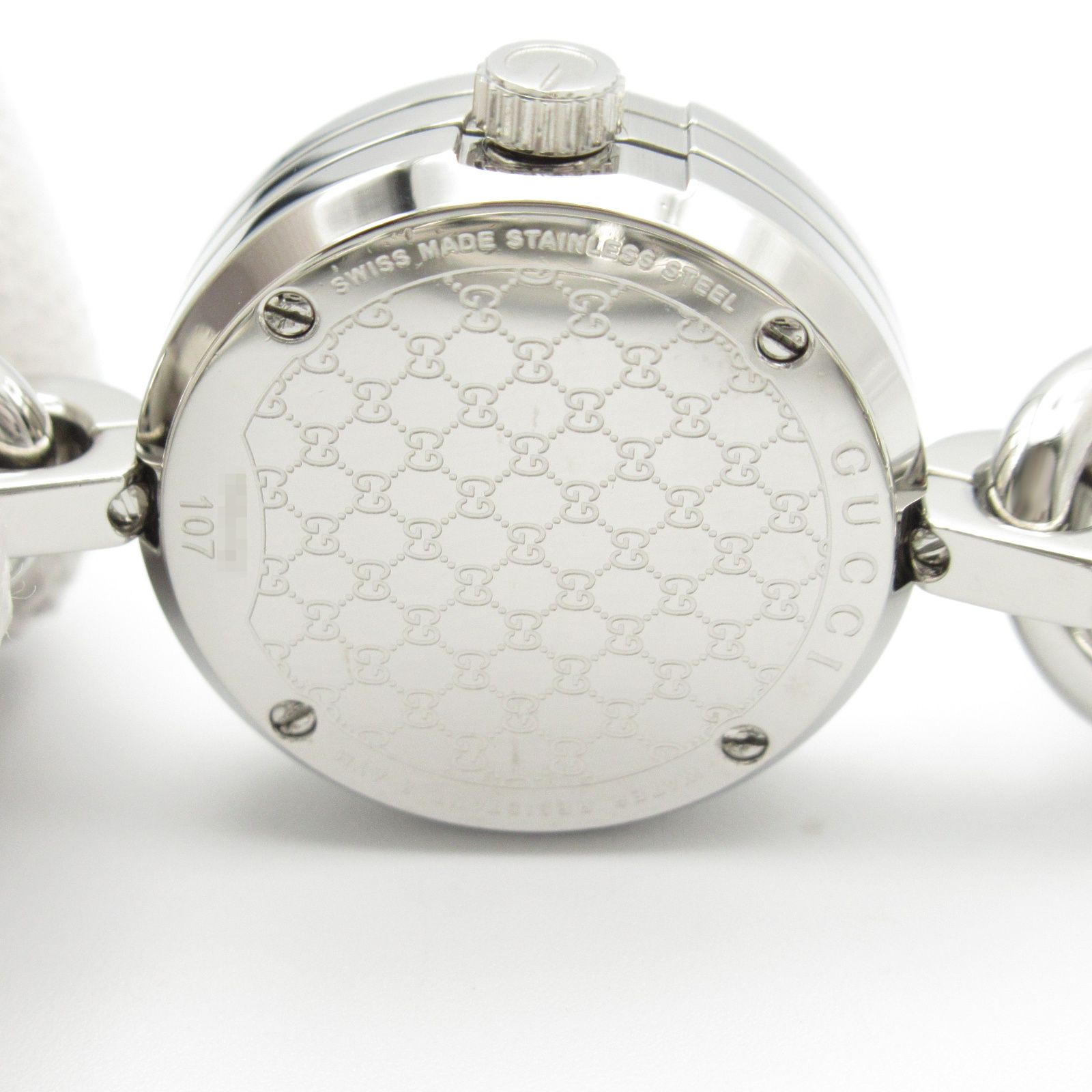 グッチ GUCCI 腕時計 Gチャーム ブレスウォッチ 107 シルバー