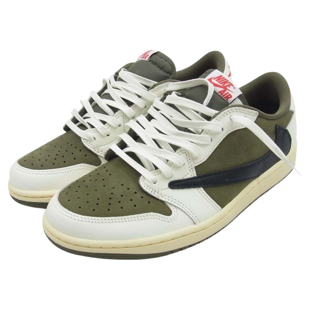 おまけ多数 極美品 DM7866-200 26cm ナイキトラヴィス Travis Scott × Nike Air Jordan 1 Low OG SP 