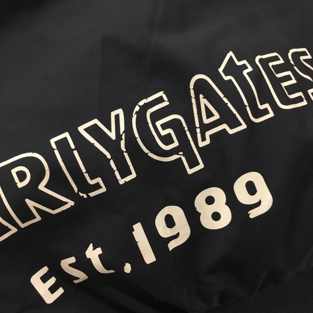 PEARLY GATES ブラックツインスニード パーリーゲイツ ツインスニード 黒 フロントロゴ 蓄熱裏地 ブルゾン